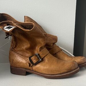 Frye Tan Leather Boots